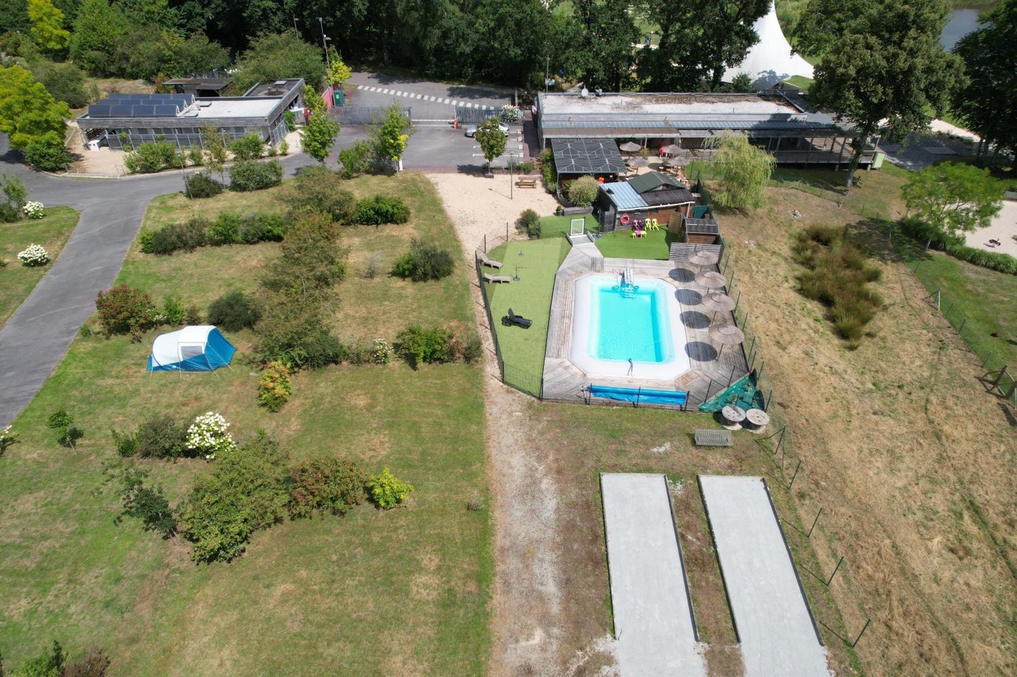 Camping Aquarev Hotel Loudéac Eksteriør billede